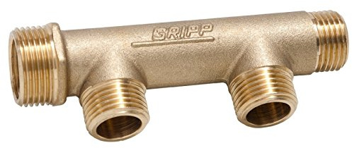 collecteur type a - arrivée mâle 20 x 27 - 7 départs mâle 15 x 21 - gripp