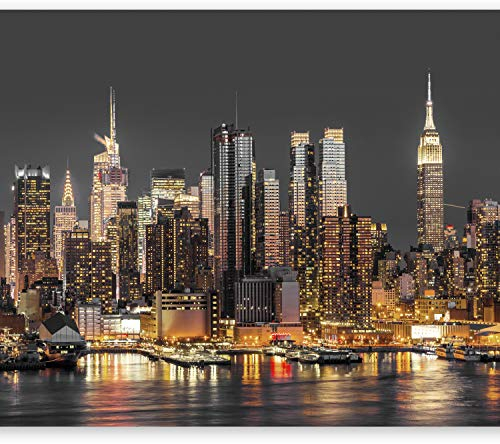 murando - Fototapete 350x256 cm - Vlies Tapete - Moderne Wanddeko - Design Tapete - Wandtapete - Wand Dekoration - Stadt City New York Manhattan Hochhaus Architektur d-B-0060-a-c