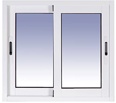 Ventanastock Aluminio 600x500 Corredera 2 hojas. con cristal carglass (Climalit Mate)