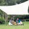 LOVE STORY Vela ombreggiante 3x3m Tena a Vela Rettangolare Parasole Esterno Traspirante HDPE Protezione UV per Giardino Terrazza,Patio,Beige