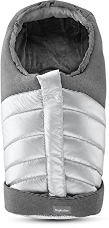 Inglesina Thermischer Winterfußsack für Kinderwagen, Silber (Cyber Silver), Wasserdichtes Gewebe, Warmes Weiches Innenfutter, 47 x 95 cm
