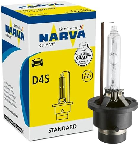 Narva D4S 840423000 42V 35W P32D-5 NVA C1 Xenon HID Gasentladungslampe - Scheinwerferlampe - Abblendlicht und Fernlicht