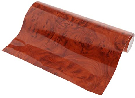 perfk Premium Auto Folie Selbstklebend Dekorfolie Fensteraufkleber PVC Aufkleber für Auto Möbel Küche Küchenschrank Holz, Ca. 30 cm, W1303