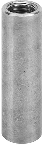 Tige de Manchon Fileté, Connecteur Rond de Tige de Manchon Fileté M10 de 2 Pouces en Acier Inoxydable de Diamètre Extérieur