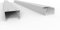 Kabelkanal Pro mit Bodenlochung, Kabelschacht 20m 60x40mm - 10x2m, White - Weiß