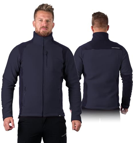 NORTHFINDER Fleece Pullover Herren MISSION | Warme Fleecejacke Herren mit einer Material verwendeten Antipilling- Technologie | Perfekt geeignet als Arbeitspullover herren
