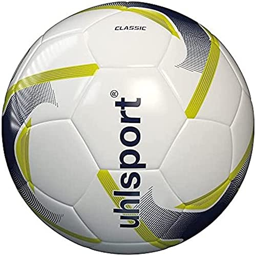 Uhlsport Classic Bälle Weiß/Marine/Fluo Gelb 3