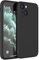 Mixroom - Cover Custodia Case per iPhone 13 Mini Protezione Copre Fotocamera in Silicone TPU Opaco con Bordi Piatti Colore Nero