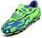 Unitysow Kids Football Boots Boys Girls Astro Turf Trainers Football Shoes Teenager Outdoor Athletics Sport Soccer Shoes,Green,5 UK