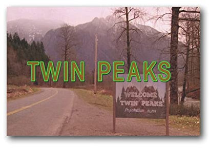 LIANGFANG Twin Peaks Klassisches Poster aus der TV-Serie, Poster, Wandkunst, Gemälde, Leinwand, Geschenk, Wohnzimmer, Drucke, Schlafzimmer, Dekor, Poster, Kunstwerke, 40 x 60 cm