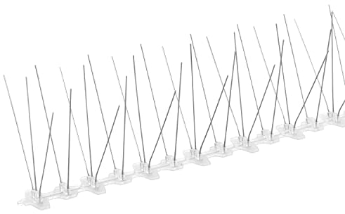 VOSS.garden Vogelabwehr Bird Spikes, 50cm, Vogelspitzen, Taubenabwehr, Marder-, Waschbären-, Katzenabwehr