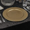 URBNLIVING 33cm Christmas Dinner Charger Plates Placemats Dining Table Setting Reusable Party Decor (Diamond Cross Gold, 12 Charger Plates)