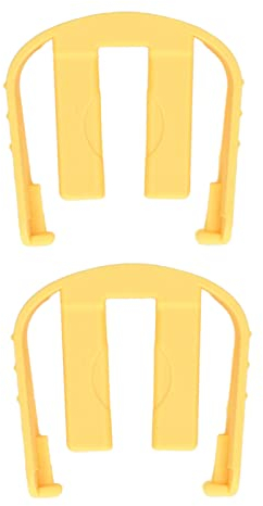 Fydun 2 Piezas de Lavado de Coches, Hebillas de Arandela C Clip Arandela Máquina de Recambio de Conector Rápido para K2 K3 K7 Amarillo (Amarillo)