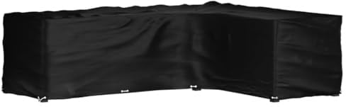 vidaXL L-Shaped Garden Furniture Cover 18 Eyelets 285x220x80 cm