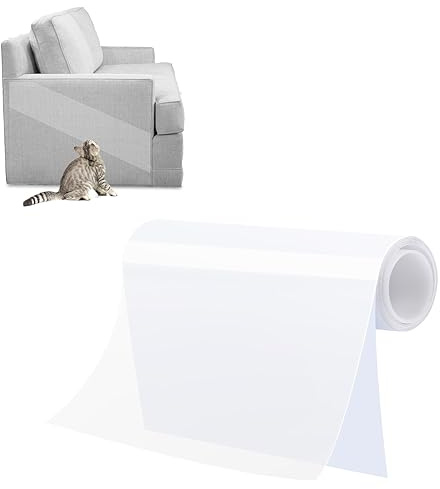 Etavio Kratzfester Schutz für Sofa, Katze, 21 cm x 500 cm, Möbelschutz, Kratzfest, für Sofa, aus Stoff oder Leder