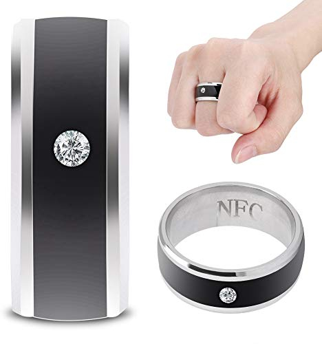Magic Smart Ring, Orii Smart Ring Metall NFC Multifunktions-Smart Ring für die Universelle Nutzung von Mobiltelefonen (Größe7)