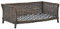 SKM Hundekorb mit Kissen Grau 90x54x35 cm Natur Weide, Weight: 5.05 kg, 170776