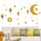 Leonshco Ramadan Aufkleber Wanddekoration, Eid Mubarak Aufkleber-Wandkunst-Dekoration, Muslimischer Moschee Ramadan Dekoration Sticker, Geeignet für Wohnzimmer/Schlafzimmer/Zuhause, Wandaufkleber (A)