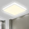LQWELL® Deckenleuchte LED Deckenlampe, IP44 Wasserfest Badlampe Quadrat Flach 18W 4000K 1600LM Modern Schlicht Lampe Dünn für Wohnzimmer Badezimmer Schlafzimmer Küche Flur Keller Büro, 220 * 24mm