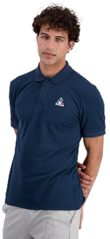 Le Coq Sportif ESS Poloshirt SS No.1 M, blau, L