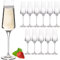 IMPERIAL Sektkelche 220ml Serie 'Athen' Proseccogläser Set 12-Teilig Sektgläser aus Crystalline Glas Spülmaschinenfest