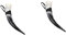 Zerodeko 2pcs Horn Set Coffee Mug Drinking Horn Mug Powder Horn Viking Cups Viking Traders Axe Bottle Opener Beer Mead Mug Drinking Glasses Stand Horn for Ox Horn Leather