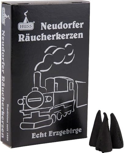 Erzgebirge Palast Huss Räucherkerzen Huss Neudorfer Räucherkerzen - Dampflokduft
