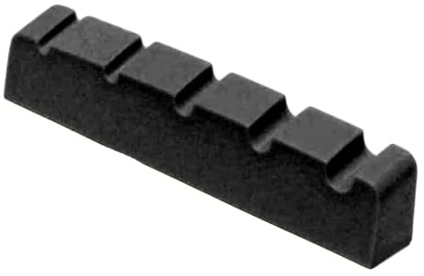 Guitar Anatomy 5-String Graphite Compound Nut for Bass Guitars – 45mm (Black)