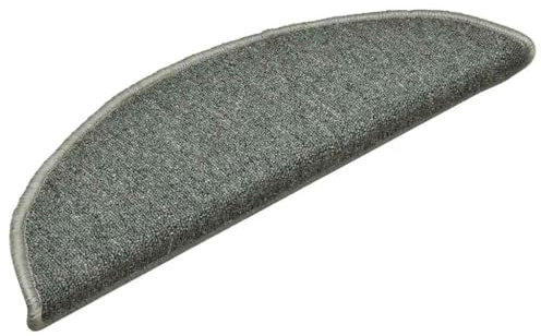 vidaXL Stufenmatten 30 STK. 56x17x3 cm Dunkelgrün Halbrund