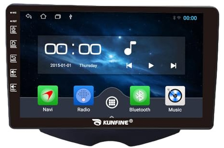 Quad Core 4G+64G Car CarPlay Android Auto 9 IPS Display Navigation Stereoanlage Touchscreen Haupteinheit Pad Tablet Rückfahrkamera GPS Radio Media Player für Hyundai Veloster 2011-2015