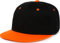 YeeHeen Cappello snapback cappello piatto visiera cappelli regolabile Hip Hop Baseball Cap per donne uomini, Nero e arancione., taglia unica