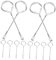 Homoyoyo 12 Abrelatas De Metal Para Pintura Para Camping Manual De Acero Plateado