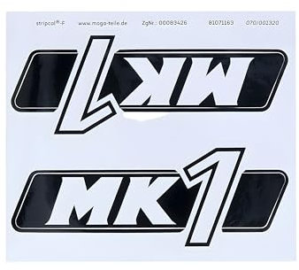 Aufkleber Satz MOGA MK1 45x110mm für Hercules MK 1