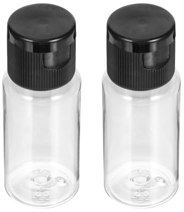 Zerodeko 12 Stück 15ml Nachfüllbare Flaschen aus Pet und Pp Leichtgewichtige Auslaufsichere Kosmetikspender für Reisen und Alltag