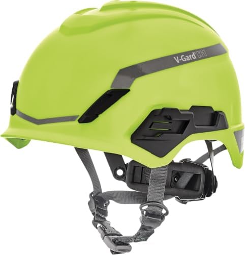 MSA V-Gard H1 Novent Bauhelm - unbelüfteter Schutzhelm für Baustelle & Elektriker - Helm nach DIN EN 397 für die Arbeit