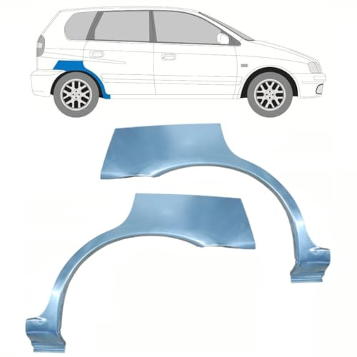 Reparaturblech Kotflügel hinten für Mitsubishi Space Star 1998-2005