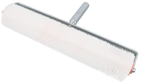 Rouleau à Pointes Anti-Mousse Auto-nivelant de 28 mm, Rouleau à Pointes Anti-Mousse pour Sol, Rouleau d'aération à Aiguille Ronde et épaisse en Plastique PVC pour la Construction