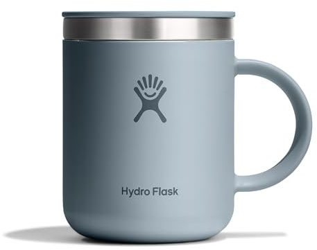 Hydro Flask – Mug Coffee 355 ml (12 oz) | Isolierter Edelstahl mit verschließbarem spritzfestem Deckel – Kalt 24 Std., heiß 12 Std. – Shale Gray
