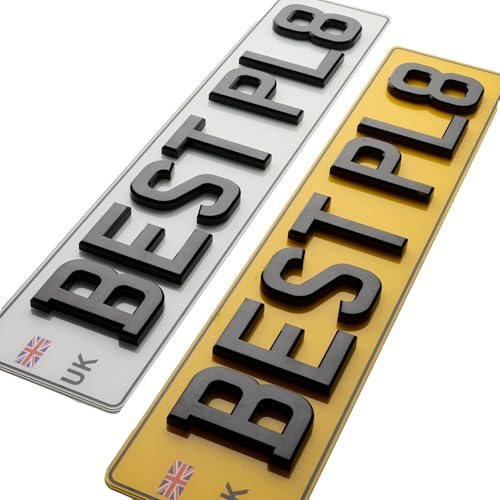 Show Number Plates | Over Size Show Plate | Display & Novelty Signage | Frames & Holders UK (Standard Front Plate ONLY (520x110mm))