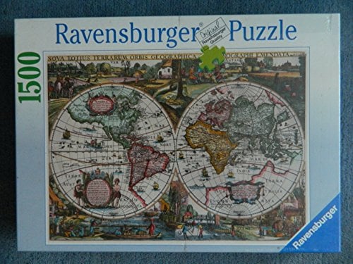 Ravensburger 16211 - Verbiest: Historische Weltkarte, 1.500 Teile Puzzle