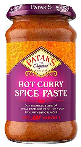 Pataks Hot Curry Spice Paste, 283g
