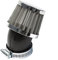 Filtro aria sportivo Maxtuned in rete d'acciaio per carburatori da 17,5 mm, angolato a 45°, larghezza di connessione 35 mm