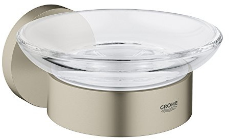 Grohe 40444EN1 Essentials Soap Dish With Holder, Brushed Nickel