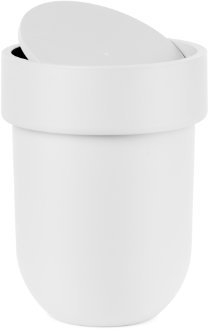 Umbra 023269-660 - TOUCH Mülleimer mit Deckel, weiß