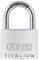 ABUS Titalium 64TI/40 + HB63 - Jeu de 3, même combinaison - Cadenas de cave avec corps de serrure en aluminium spécial - anse en acier trempé - Niveau de sécurité ABUS 5