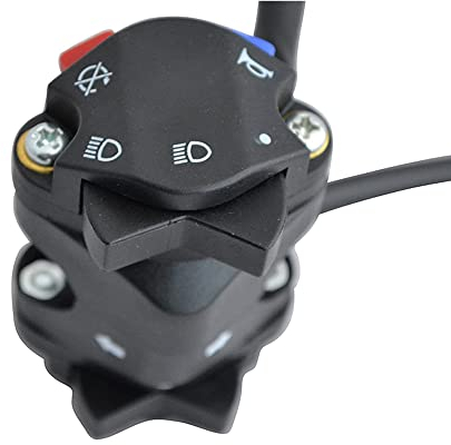 Kill - Interruptor intermitente de moto para motocross, Enduro, Supermoto - 22 mm 7/8 manillar