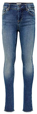 KIDS ONLY Mädchen Konblush skinny rå 1303 Jeans, Medium Blue Denim, 164 EU
