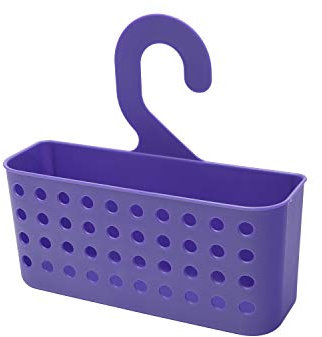 Cesta Plastico Multiusos (Pinzas/Duchas) Con Colgador Colores Surtidos