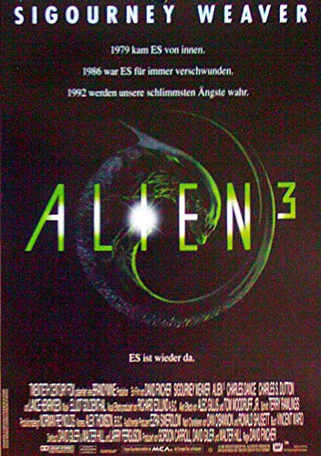 Alien 3 - Sigourney Weaver - Danny Webb - Filmposter A3 29x42cm gerollt