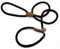 Supet Hundeleine Supet Hundeleine Retrieverleine mit zugstopp Moxonleine Dauerhafte Weiche Geflochten mit Halsband Einstellbar Retriever Leinen für Kleine Mittlere und Große Hunde (Schwarz,M)